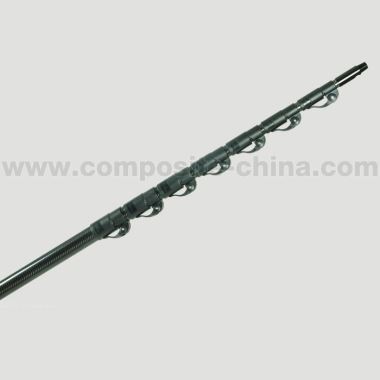 Oglekļa šķiedras teleskopiskie tīrīšanas stabi